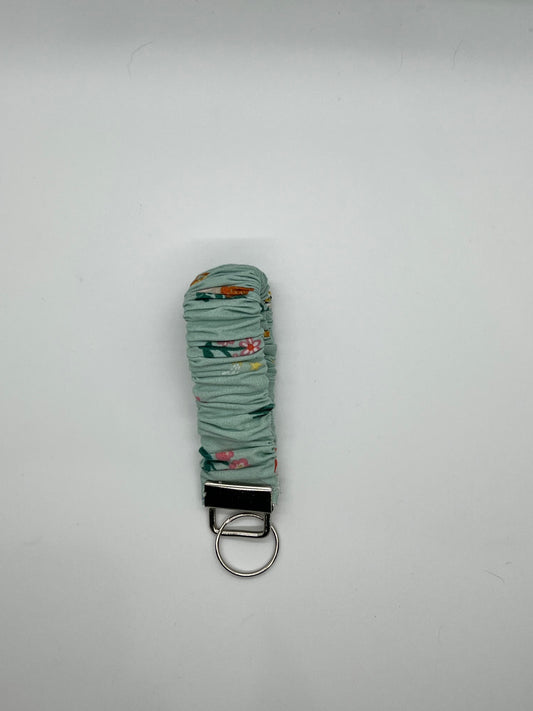 Garden Stardust key fob scrunchie