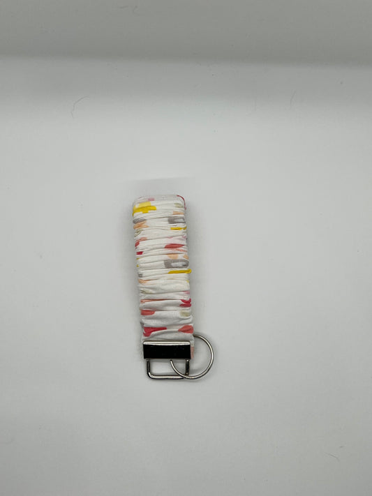 Alphabet Fun key fob scrunchie
