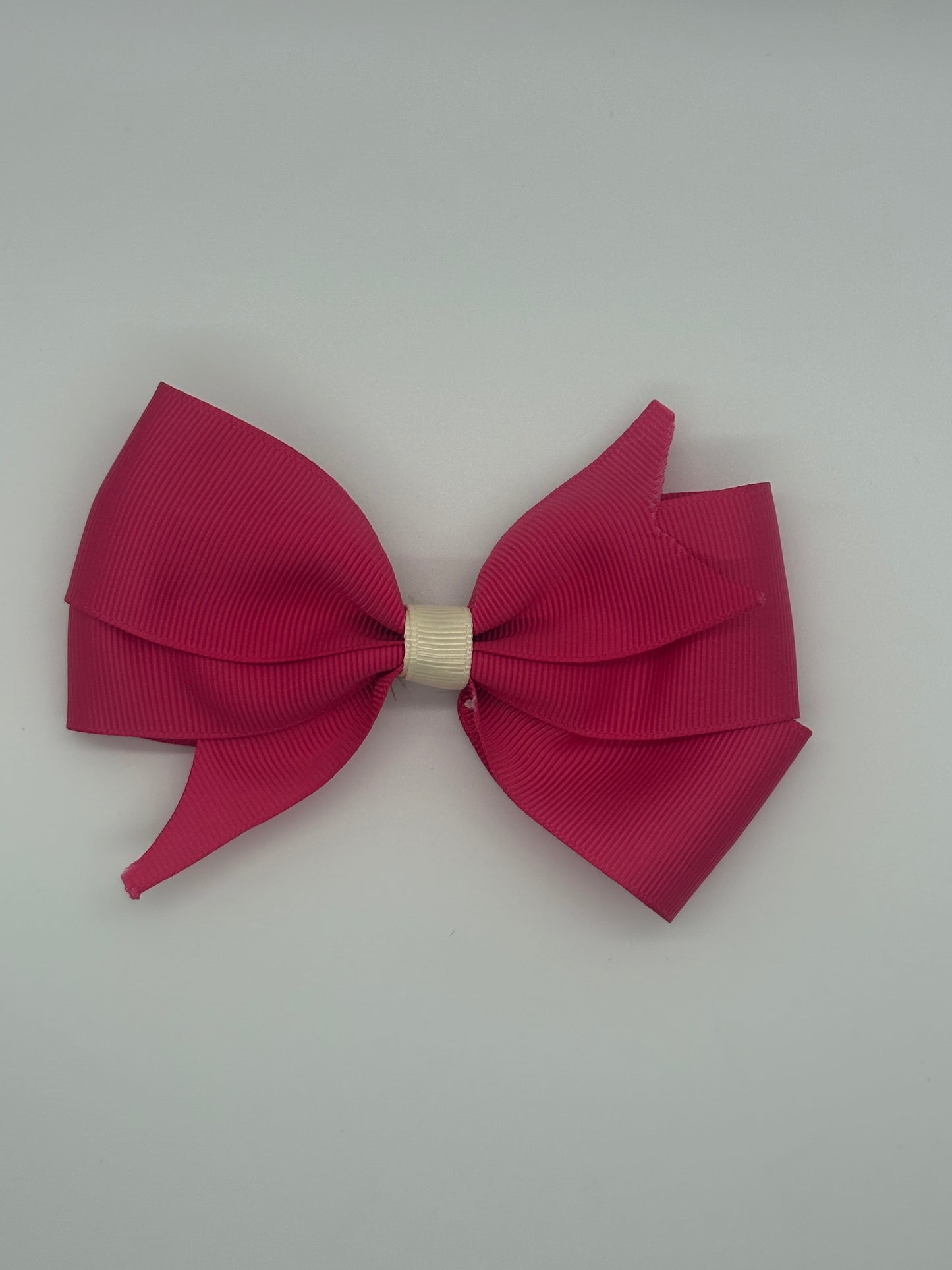 bright pink bow