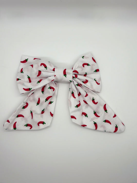 red chilis mini sailor bow