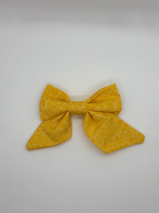 yellow sailor bow