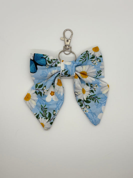 butterflies in the garden key chain