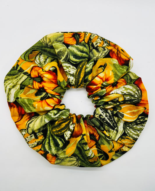 Pumpkin and Gourds XL scrunchie