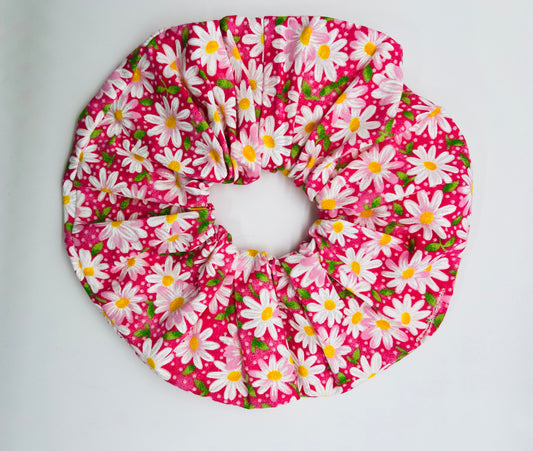 Pink Daisies XL Scrunchie