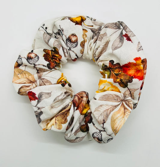 Fall Leaves Mini Scrunchie