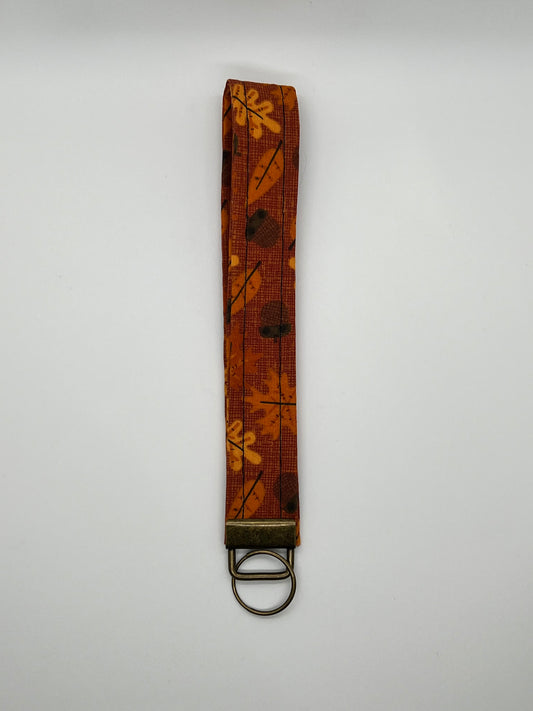 Autumn Acorns Key Fob