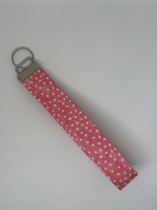 Polka Dot Charm key fob